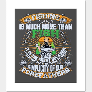 Fishing Is Much More then Fish Posters and Art